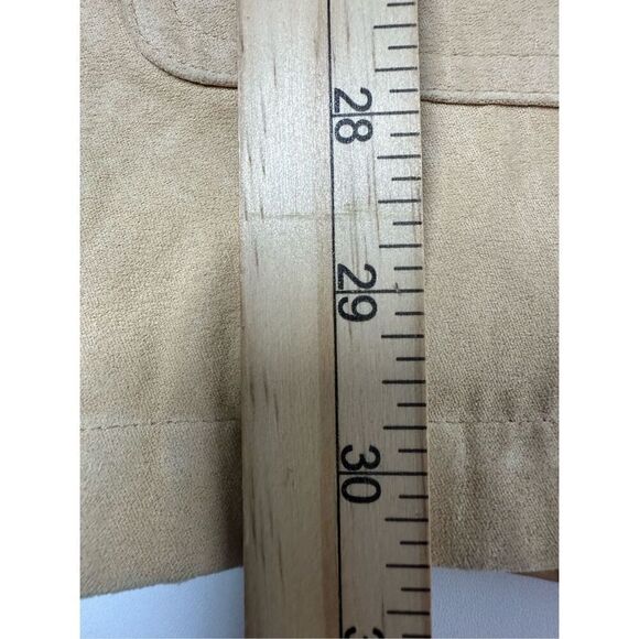 Rare Vintage Citylife Faux Suede Women’s Blazer Lined Button Up Sz L See Notes - Picture 12 of 13